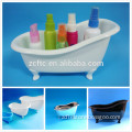 PP plastic cosmetic products storage mini bathtub container,plastic mini bathtub shape storage container